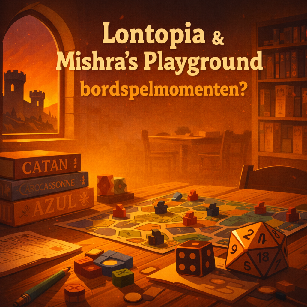 Lontopia verkent bordspelmomenten